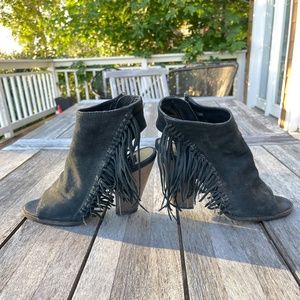 Dolce Vita | Noralee Fringe Bootie | Color: Black | Size:
